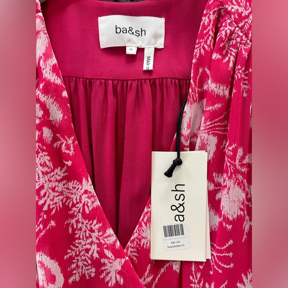 Pink and white ba&sh dress - New with tags - Picture 2 of 3